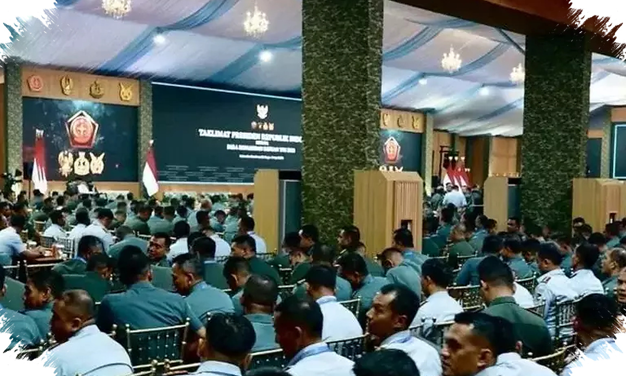 Prabowo Temui 1.500 Dansat TNI di Unhan, Taklimat Strategis Menanti Puncak Apel