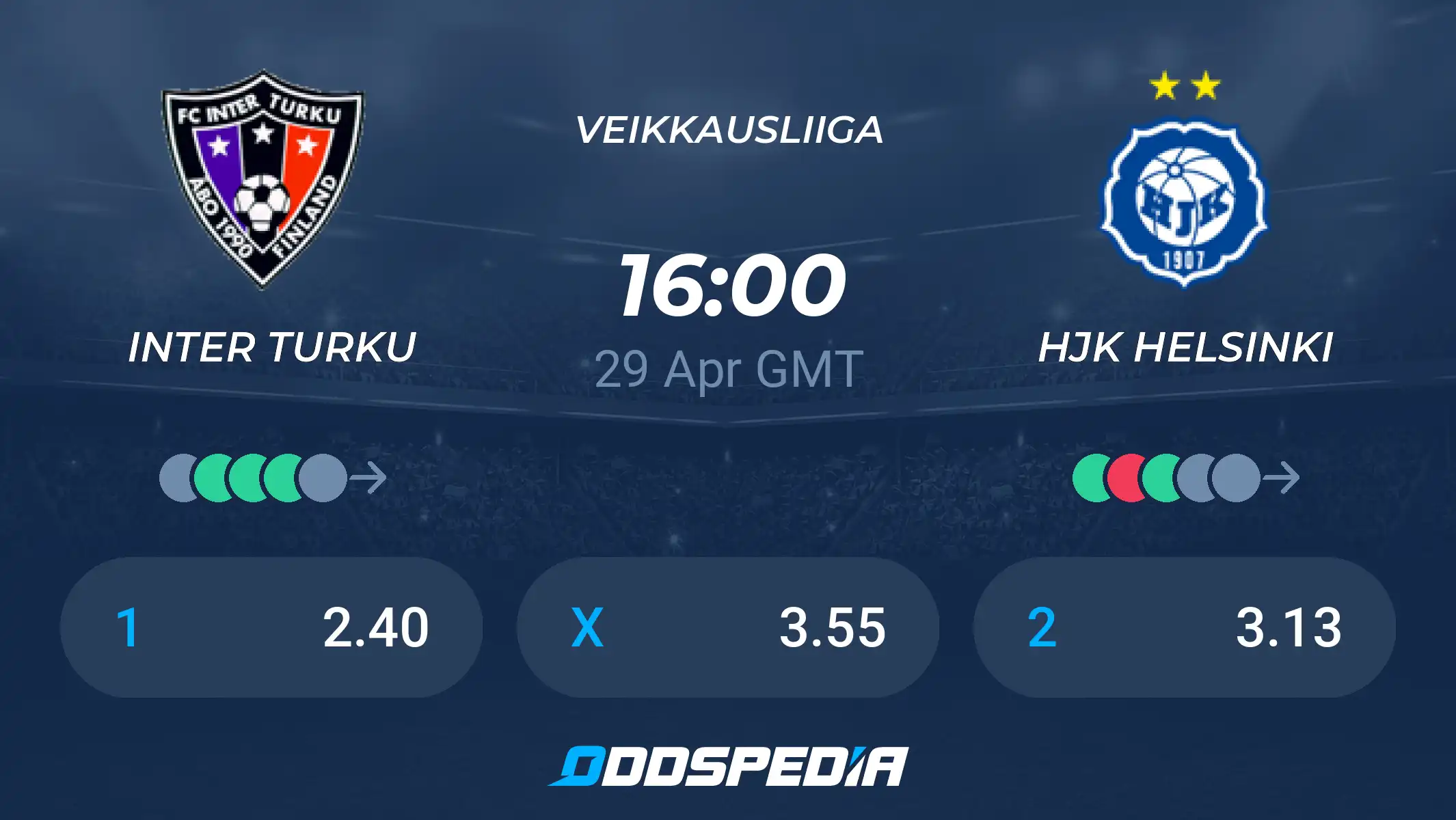 Inter Turku Gagal Naik Puncak, HJK Bertahan Meski Dihujani 16 Tembakan