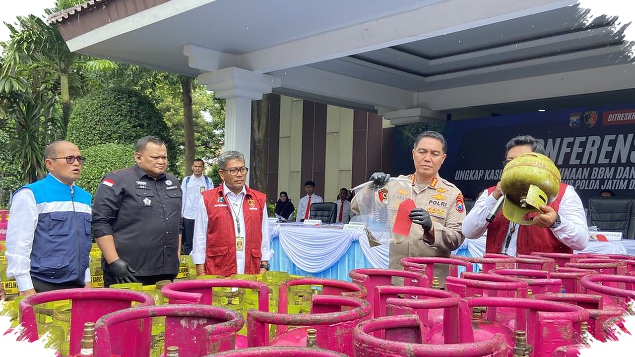 79 Tersangka Penyalahgunaan LPG Dan BBM Subsidi Ditangkap Di Jatim, Negara Rugi Rp 7,5 Miliar
