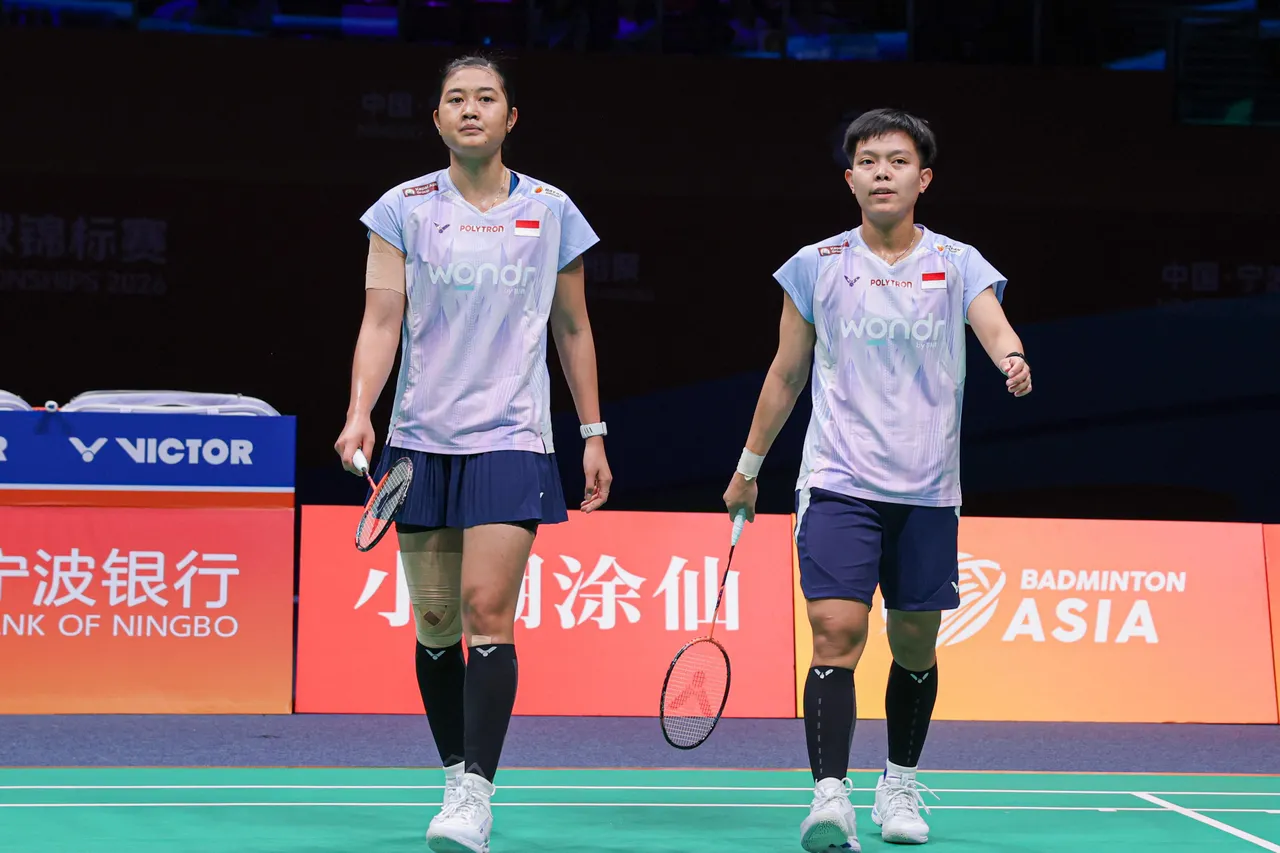 Indonesia Imbang 1-1 Lawan Taiwan, Keunggulan Awal Hilang Saat Amallia/Fadia Tumbang