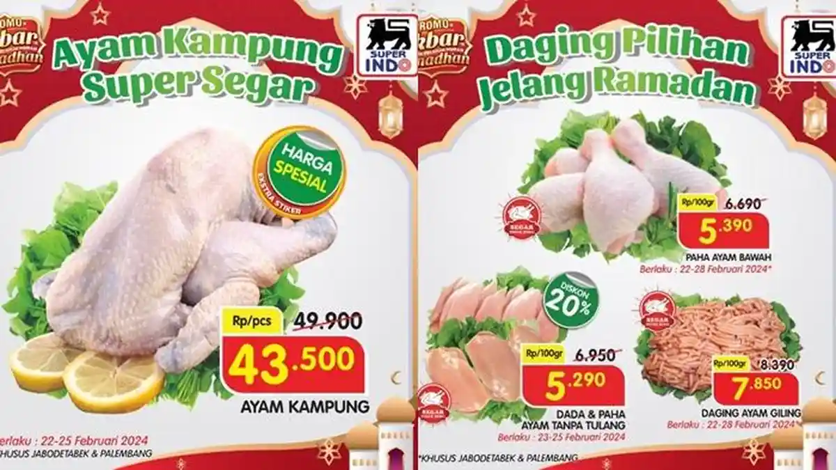 Promo Superindo 21 April, Ayam Tanpa Tulang Dan Buah Segar Turun Harga Lebih Dalam