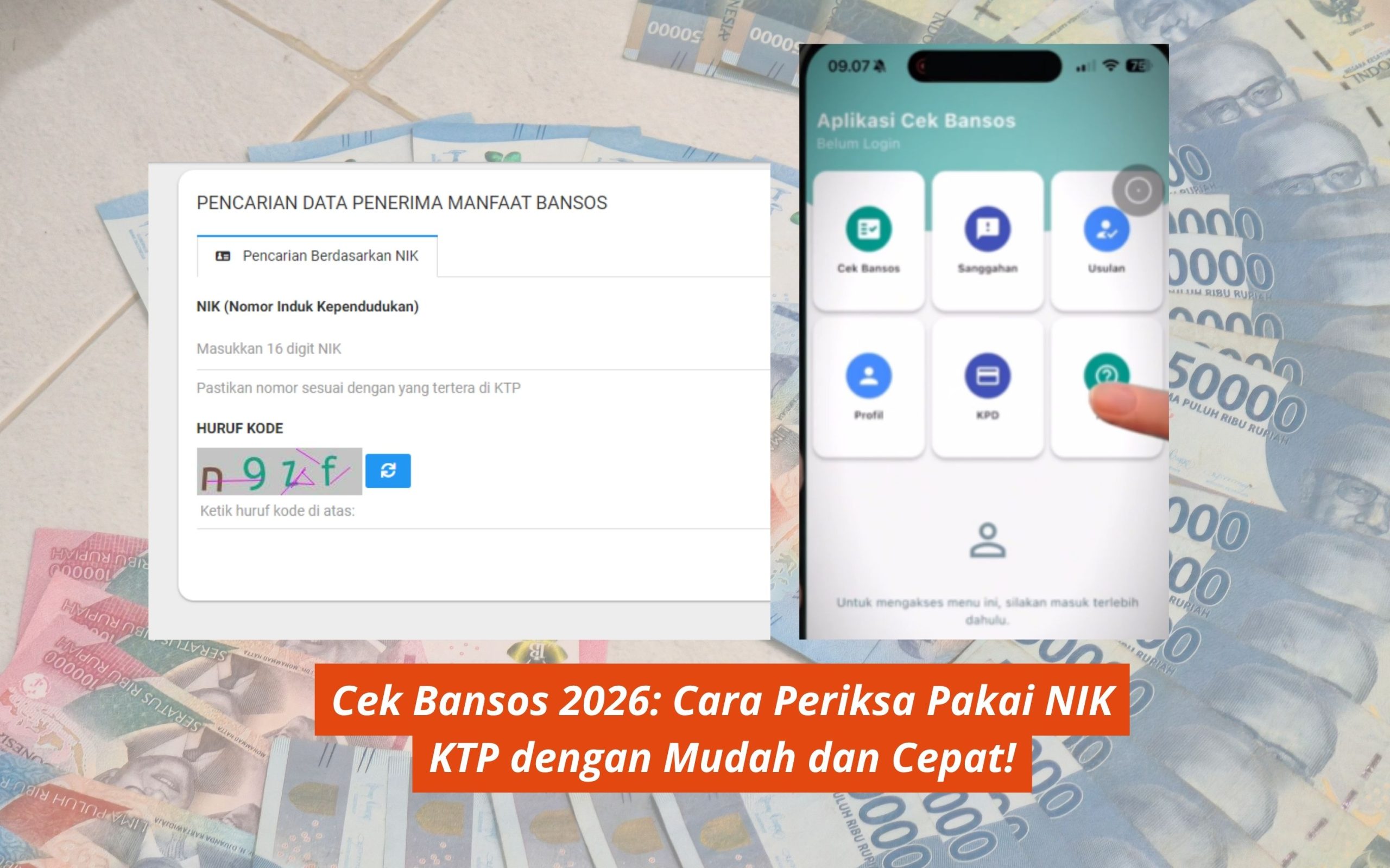 Cara Cek Bansos 2026 Pakai NIK KTP, Kenapa Banyak Nama Tak Muncul?