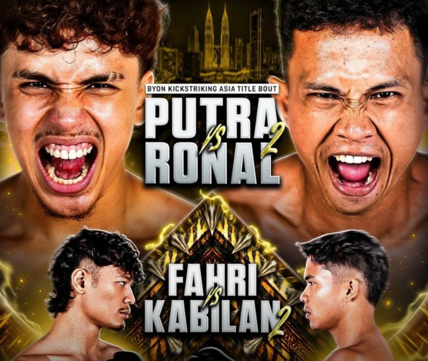 BYON Combat Showbiz 7 Tembus Malaysia, Duel Indonesia-Malaysia Siap Panaskan Kuala Lumpur