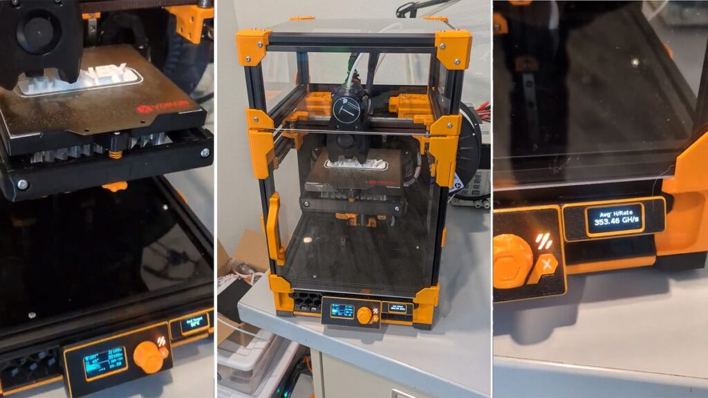 Filament Dryer Ini Mengeringkan Filamen Sambil Menambang Bitcoin, 6 TH/S Hanya 140W