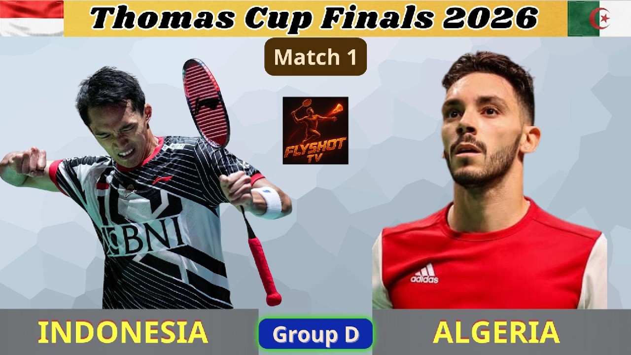 Indonesia Hadapi Aljazair Di Laga Pembuka Thomas Cup 2026, Ujian Awal Yang Tak Boleh Diremehkan