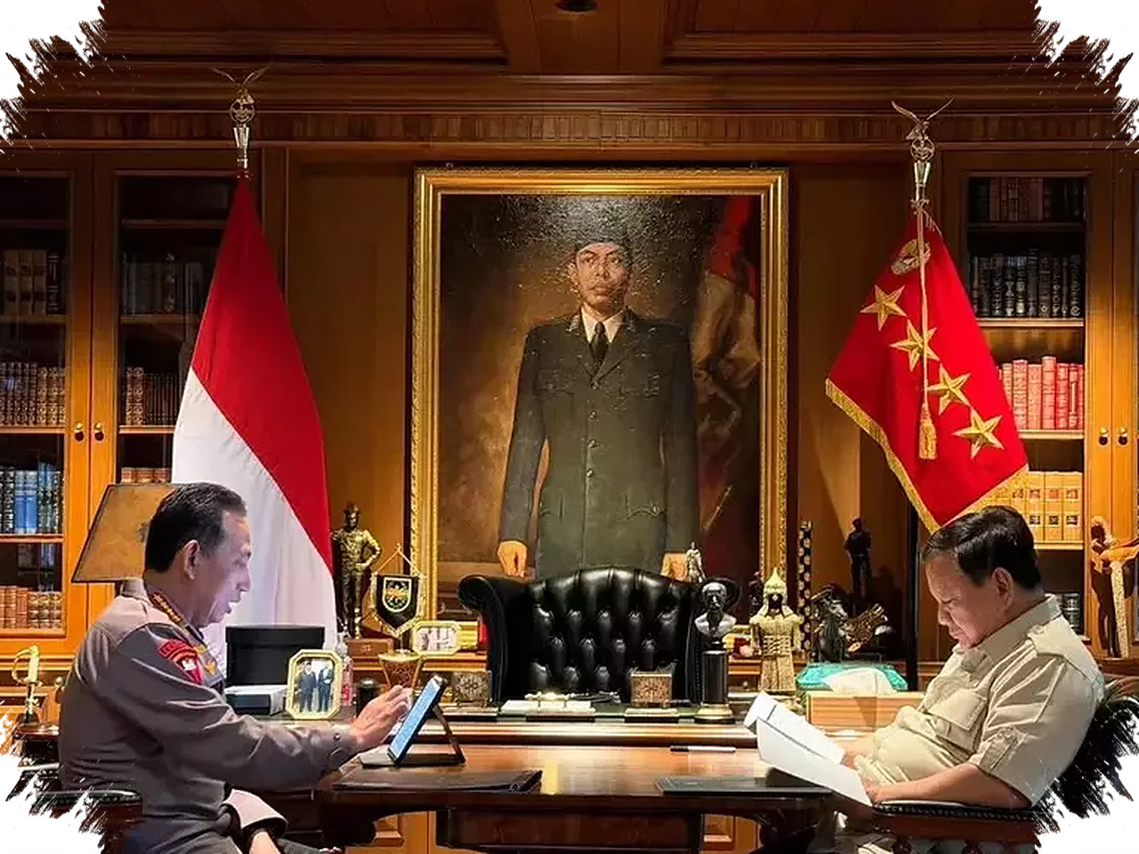 Prabowo Panggil Kapolri ke Hambalang, Keamanan Nasional dan Nasib MBG Dibahas Cercaati