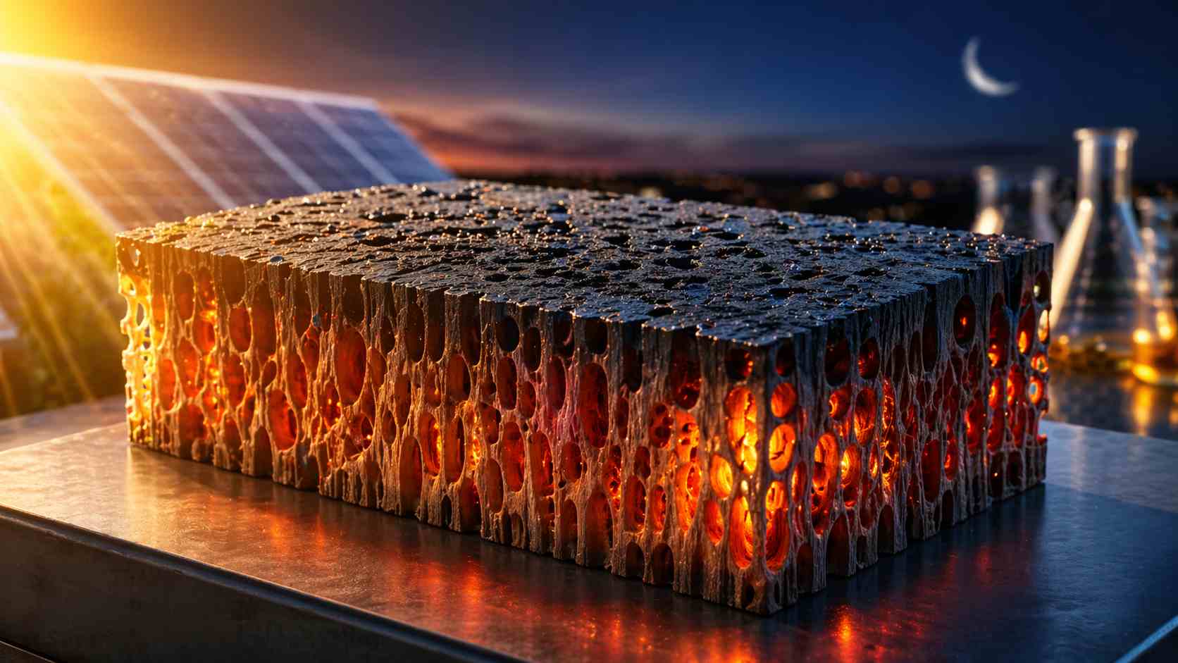 Kayu Yang Tetap Mengalirkan Listrik Saat Gelap, Solar Wood yang Mengubah Cara Kita Menyimpan Energi