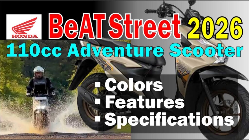 Honda BeAT Street 2026 Makin Kekar Dengan Ban Donat, Harga Rp19 Jutaan Sulit Diabaikan