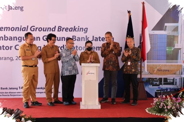 Bank Jateng Bangun Gedung 4 Lantai di Jalan Mataram, Bidik Denyut Ekonomi Pusat Semarang