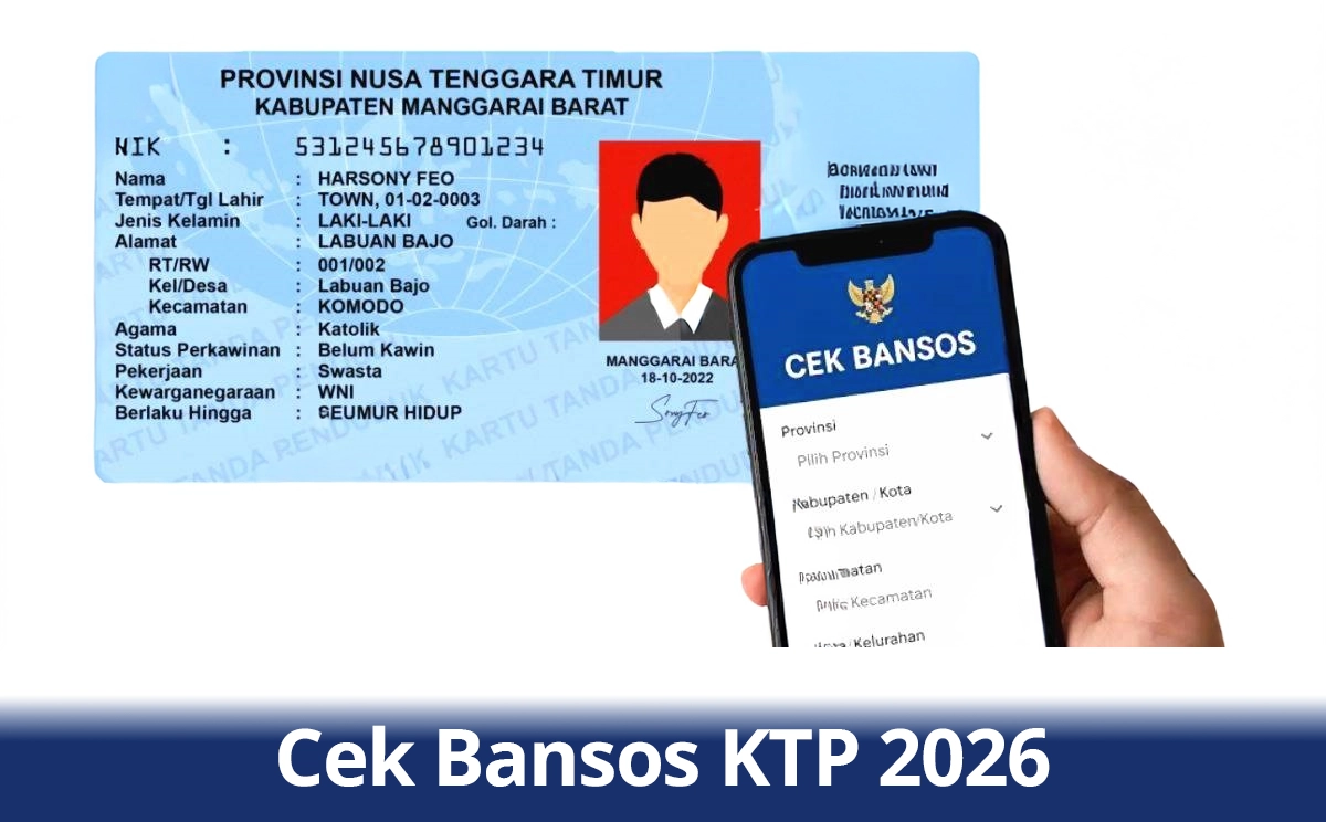 Kemensos Buka Cek Desil Bansos 2026 Lewat KTP, Angka Ini Menentukan Nasib Penerima