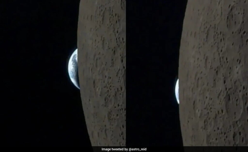 Reid Wiseman Rekam Bumi Menghilang Di Balik Bulan, Earthset Pertama Sejak Apollo 17