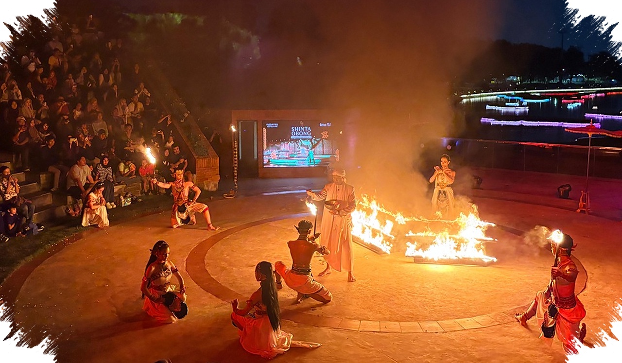 Shinta Obong Tiba Di Jakarta, Api Ramayana Prambanan Menyala Di Panggung TMII