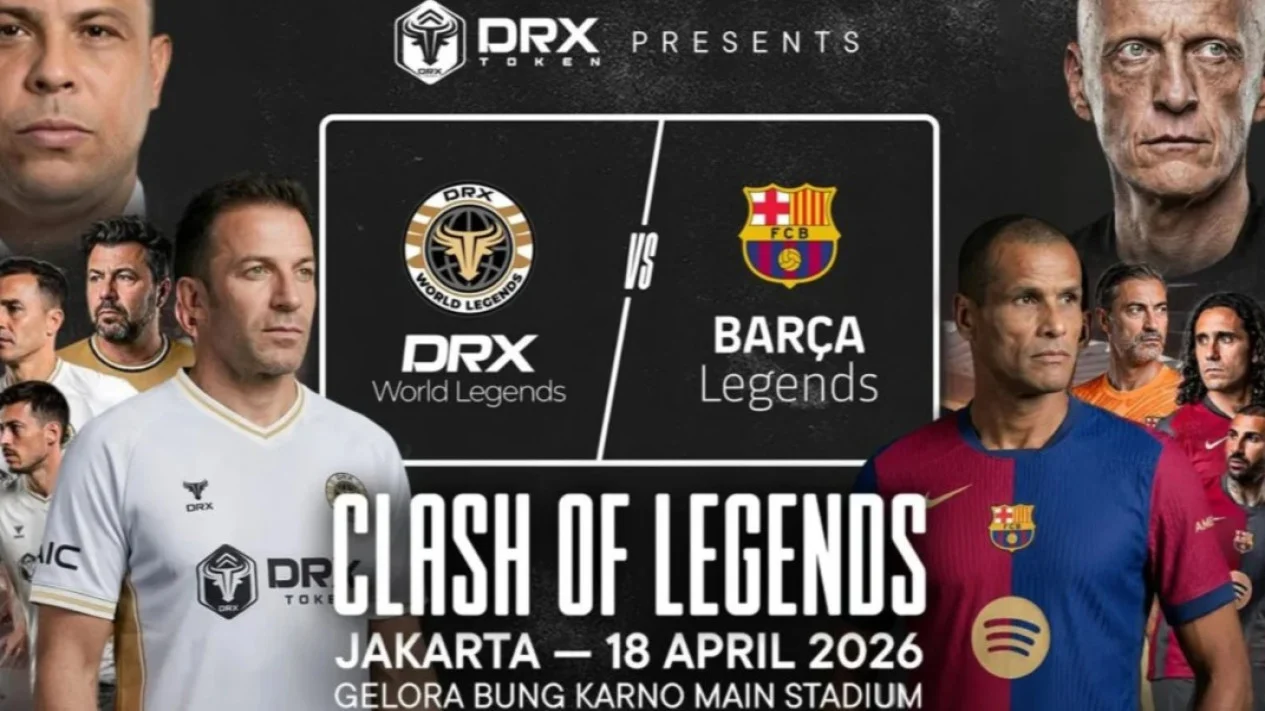 Del Piero, Rivaldo, Cannavaro Turun di GBK, Jakarta Menyambut Duel Nostalgia Dunia