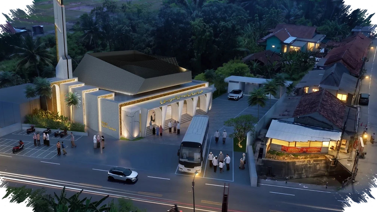 Di Lokasi Istri Tewas, Bos Rokok HS Bangun Masjid Anis Syarifah, Desainnya Terungkap