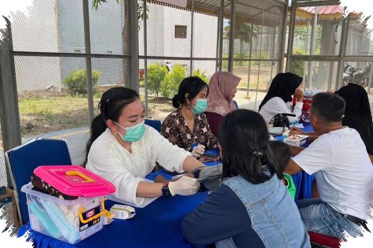 Rutan Batam Buka Cek Kesehatan Gratis, Pengunjung Bisa Pantau Tekanan Darah dan Gula Darah