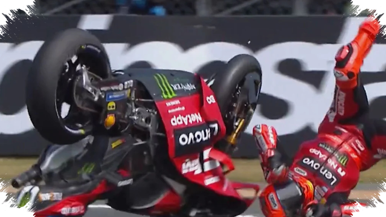 Ducati Tinggal Bertumpu Pada Bagnaia, Marquez Absen Usai Kecelakaan Parah di Le Mans