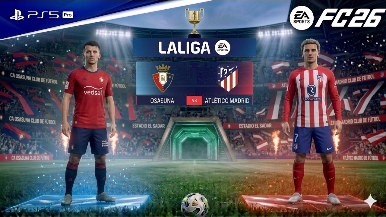 VAR Ubah Dua Penalti, Atletico Madrid Susah Payah Taklukkan Osasuna 2-1 di El Sadar