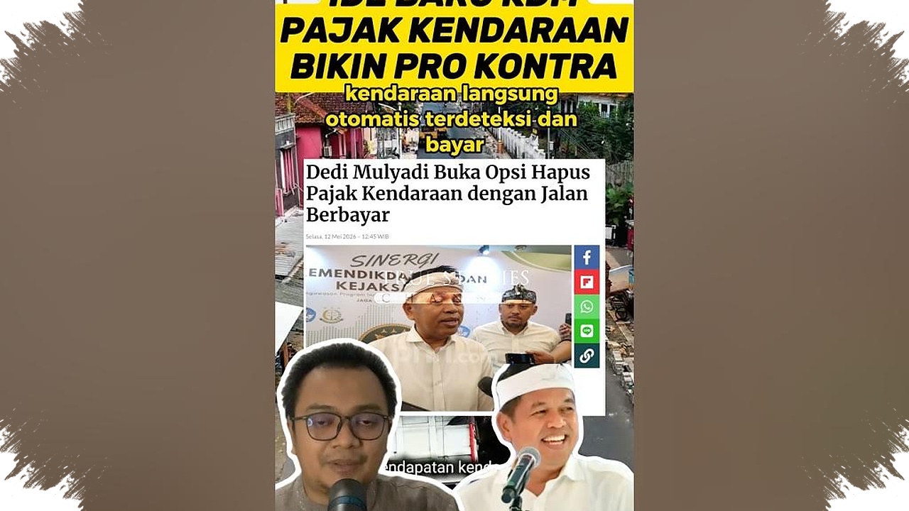 Dedi Mulyadi Wacanakan Pajak Kendaraan Dihapus, Jabar Geser Beban ke Sistem Jalan Berbayar
