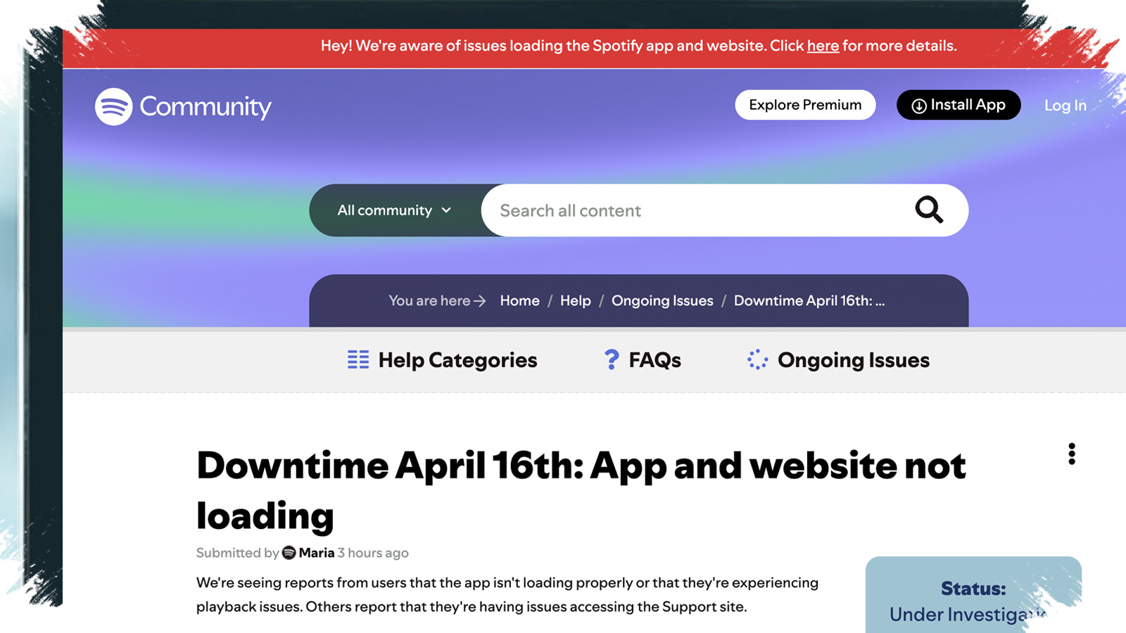 Spotify Tak Mau Terbuka, Mayoritas Keluhan Mengarah ke Aplikasi dan Streaming Terhenti