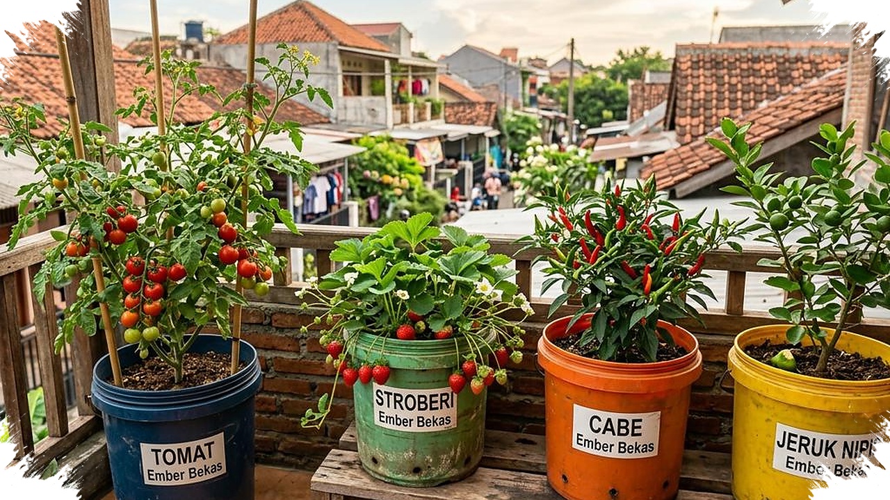 Rumah Sempit Tetap Bisa Panen Buah, 9 Tanaman Ini Ternyata Cocok Ditanam di Ember