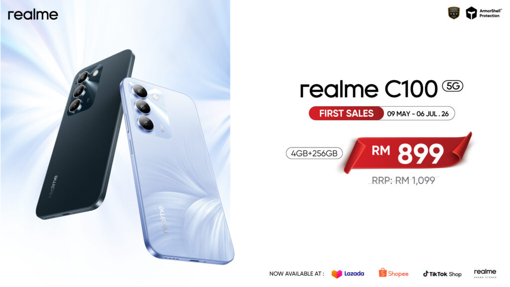 realme C100 Series Masuk Indonesia, Baterai 8.000 mAh dan Bodi Siap Diajak Ekstrem