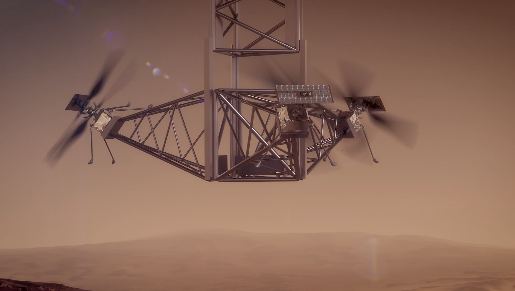 NASA Uji Rotor Helikopter Mars Tembus Mach 1,08, SkyFall Siap Bawa Misi Lebih Besar