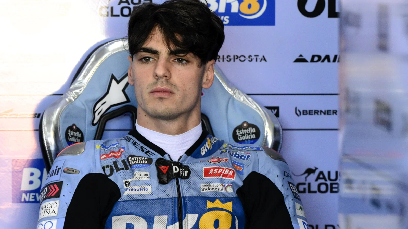 Start Dari Posisi 20, Aldeguer Tembus 10 Besar di Le Mans, Ban Depan Jadi Batasnya