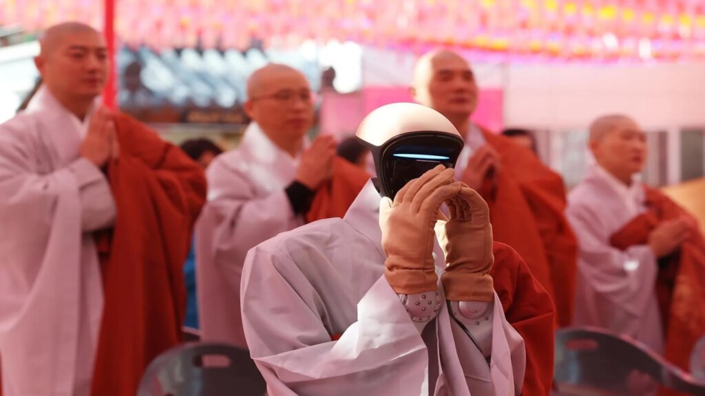Robot Biksu Pertama Gabi Tampil Di Kuil, AI Mulai Masuk Ke Ruang Spiritual