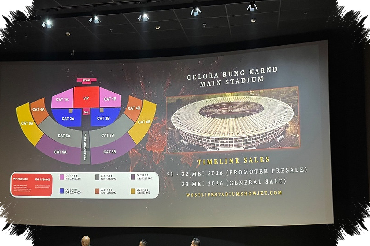 Westlife Siap Guncang GBK, Tiket Mulai Rp850 Ribu dan War Dibuka 21 Mei 2026