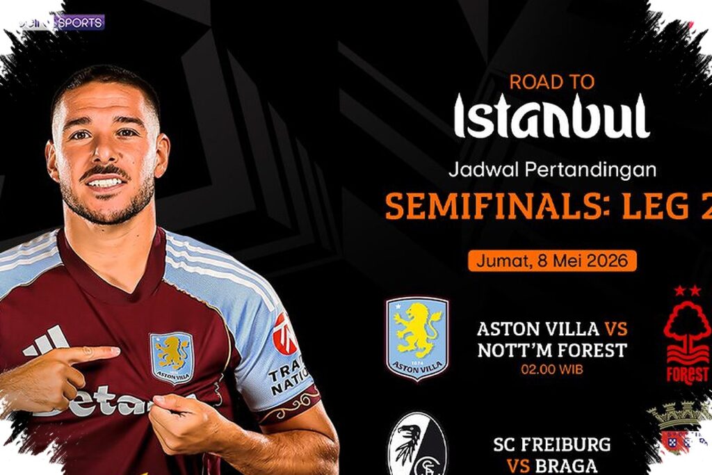 Dua Laga Penentu Tiket Final Liga Europa, Aston Villa Dan Freiburg Kejar Keajaiban di Vidio