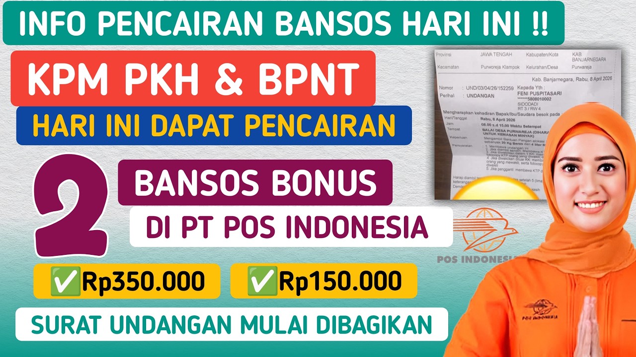 Kemensos Mulai Cairkan PKH Dan BPNT Tahap Kedua April 2026, Ini Nominal Yang Masuk Ke Rekening