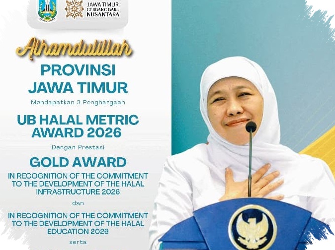 Jatim Borong Tiga Penghargaan Halal, Khofifah Yakin Ekonomi Syariah Bisa Jadi Mesin Tumbuh