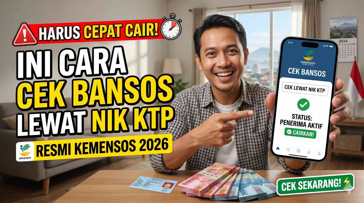 Cek Desil Bansos Lewat NIK, Penentu Lolos Tidaknya Penerima Mei 2026