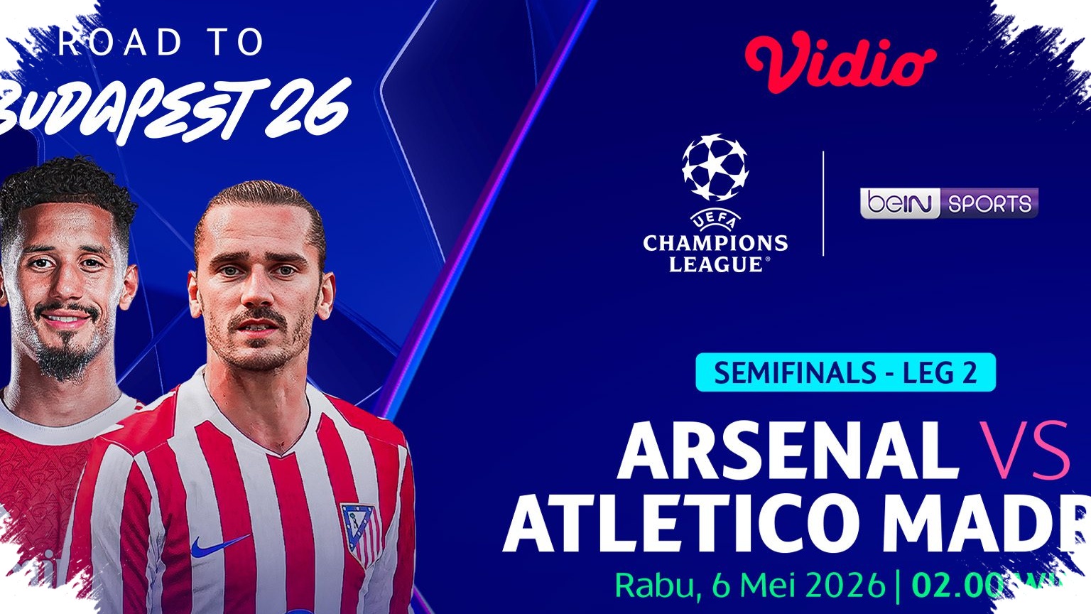 Arsenal Diunggulkan, Atletico Bawa Ancaman Gol Tandang, Duel Penentu Tiket Final di Emirates