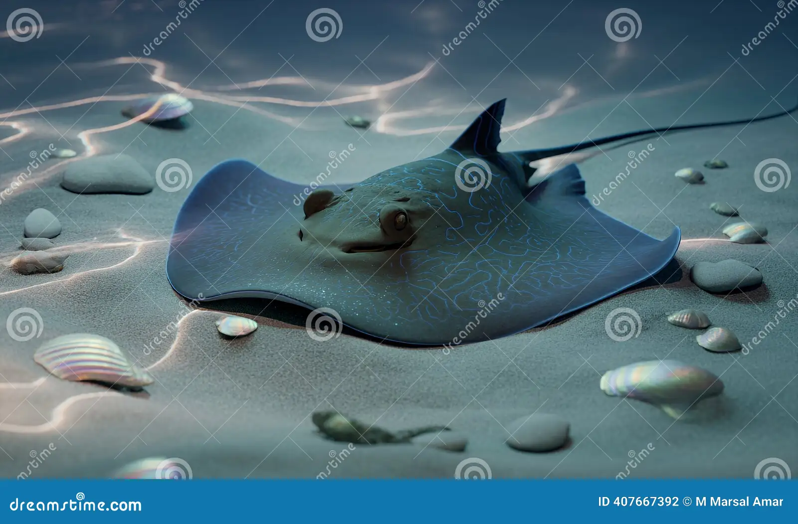 Kenapa Ikan Pari Bisa Tidur Di Dasar Laut Tanpa Tenggelam, Rahasianya Bukan Sekadar Diam