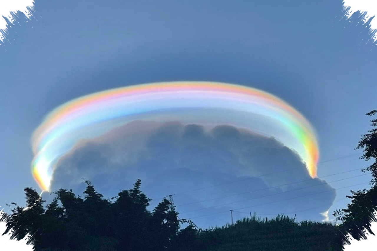Awan Pelangi Muncul Di Langit Bogor, BRIN Jelaskan Kenapa Bisa Terjadi