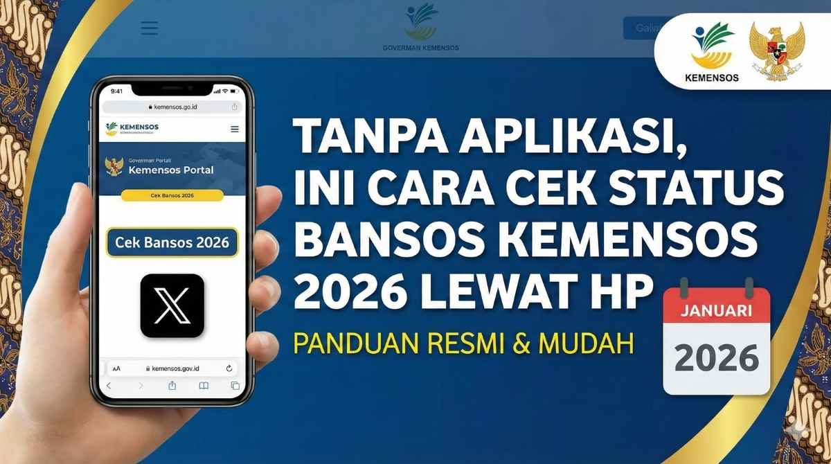 Cek Status Bansos Lewat HP, Arti Desil April 2026 yang Menentukan Lolos Tidaknya Bantuan