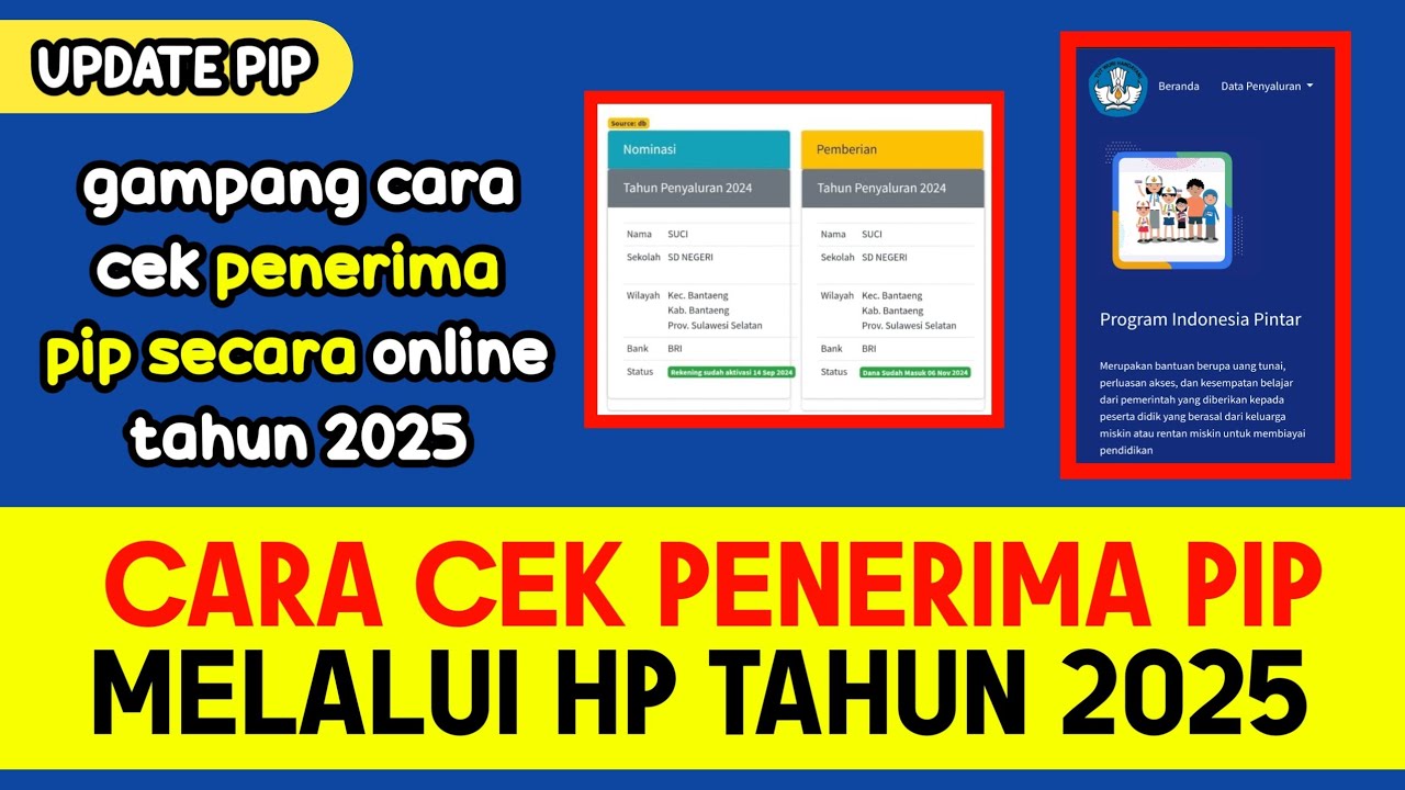 Cek Penerima PIP April 2026 Via HP, Nominal Cair Beda Tiap Jenjang