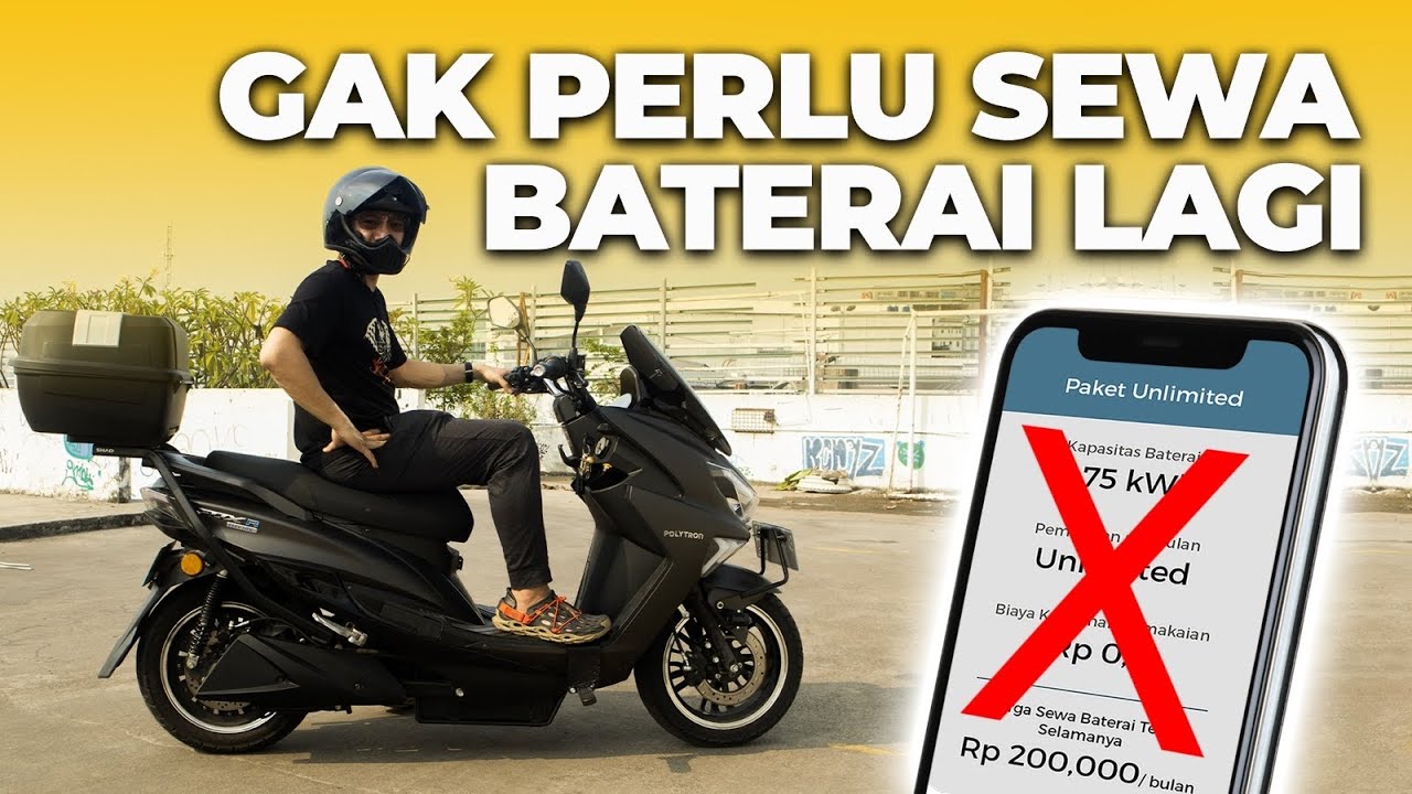 Harga Baterai Polytron Fox R Nyaris Setara Motor, Skema Sewa Bikin Awal Lebih Ringan