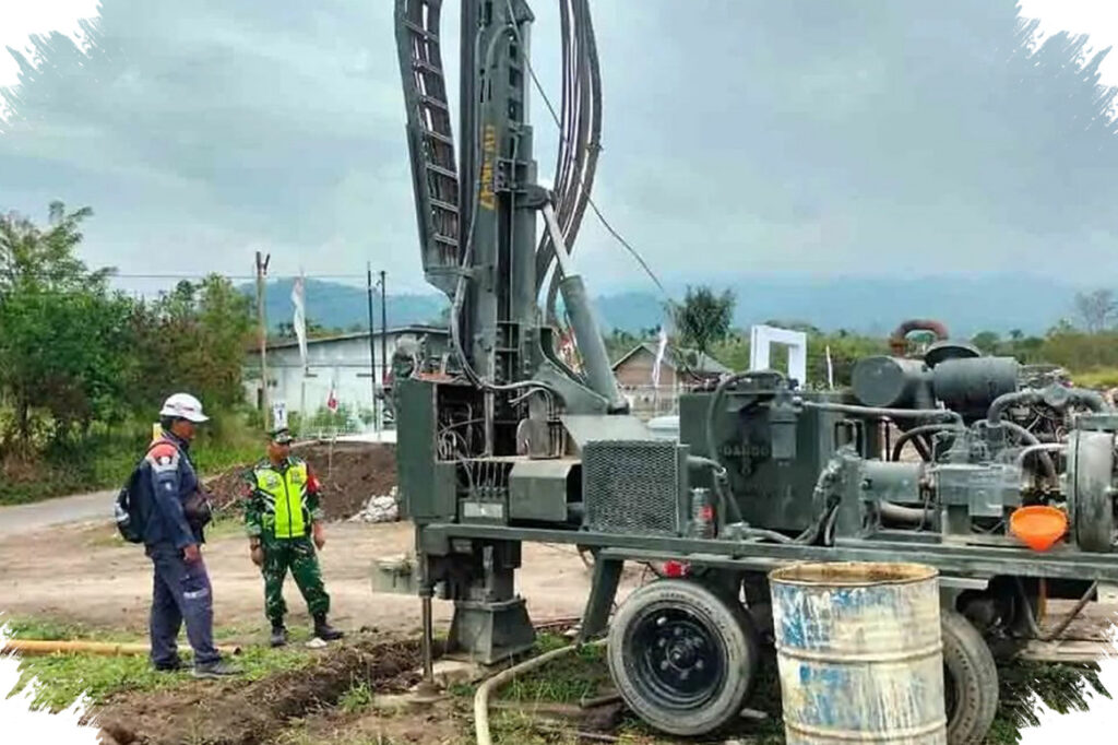 Air Bersih Kian Dekat Untuk Penyintas, Sumur Bor dan MCK Dikebut di Tiga Provinsi