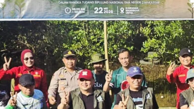IKA Smada Dan Bulog Tanam 4.000 Mangrove Di Untia, Benteng Baru Lawan Abrasi