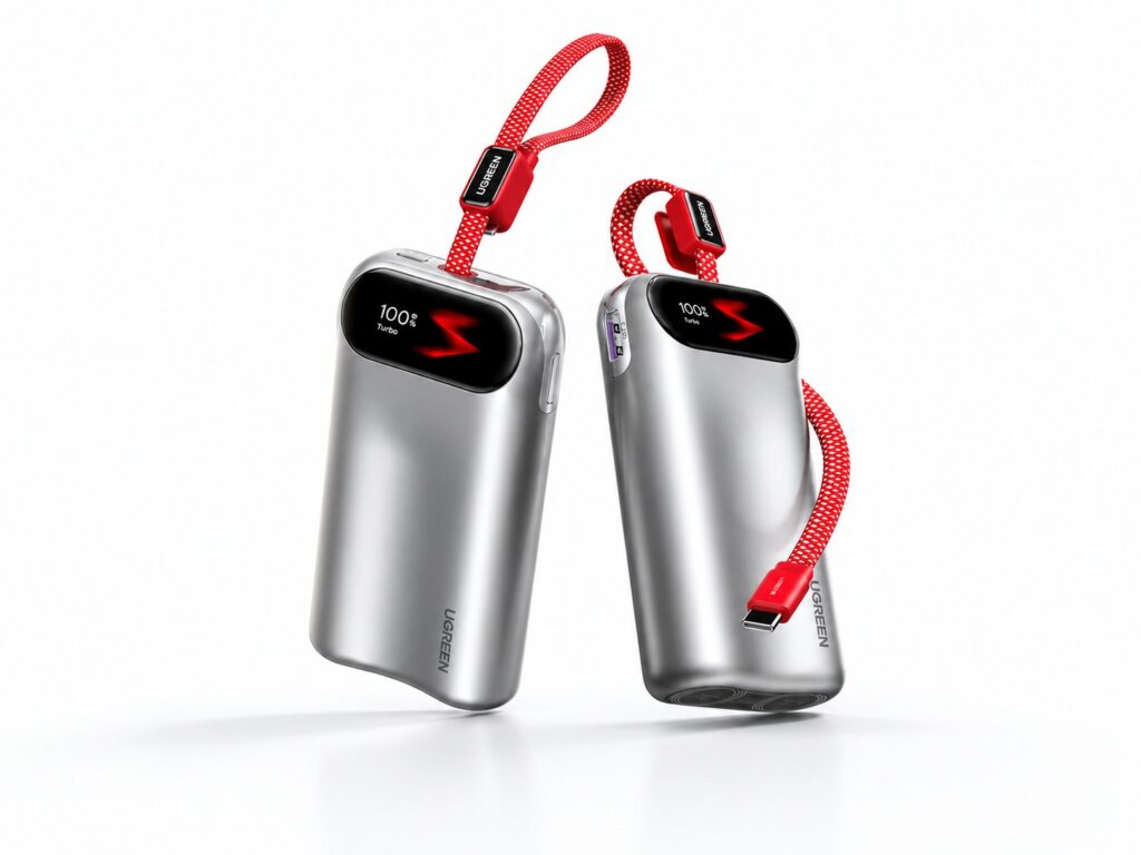 Ugreen Ubah Power Bank Jadi Lebih Praktis, Kabel Menyatu dan Layar Tampil Real-Time