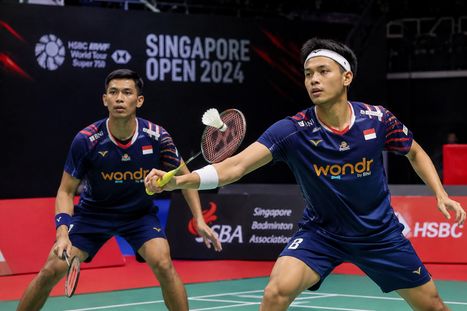 Fajar/Fikri Fokus Taklukkan Lapangan Berangin Singapura, Misi Bangkit Dimulai Lagi