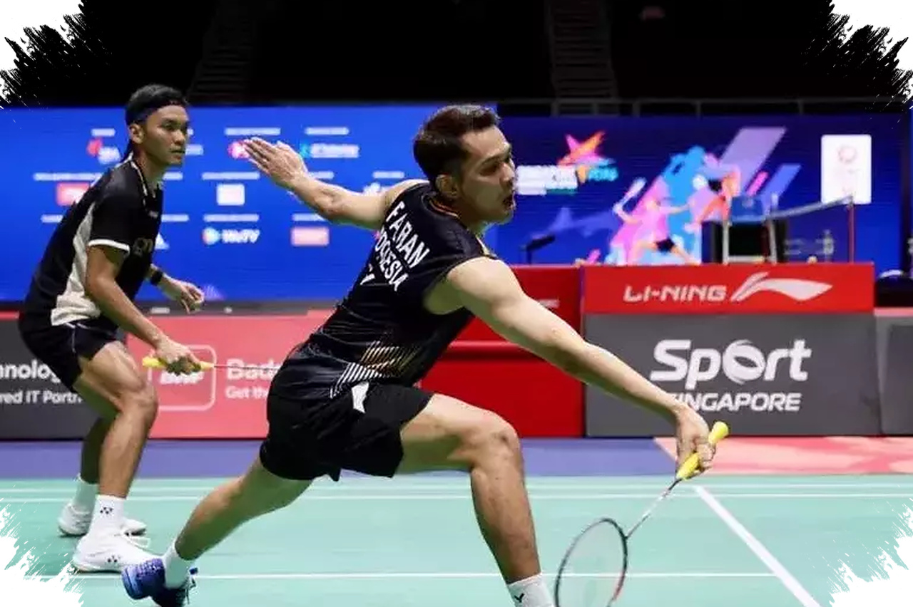 Dukungan Penuh Untuk Malaysia Tak Menggoyah, Fajar/Fikri Tembus Semifinal Singapore Open