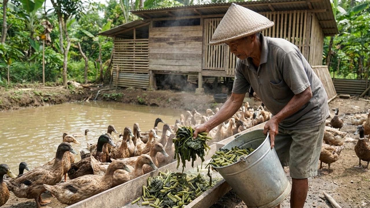 Limbah Dapur Ternyata Bisa Jadi Pakan Bebek Bernutrisi, Biaya Pakan Turun Drastis