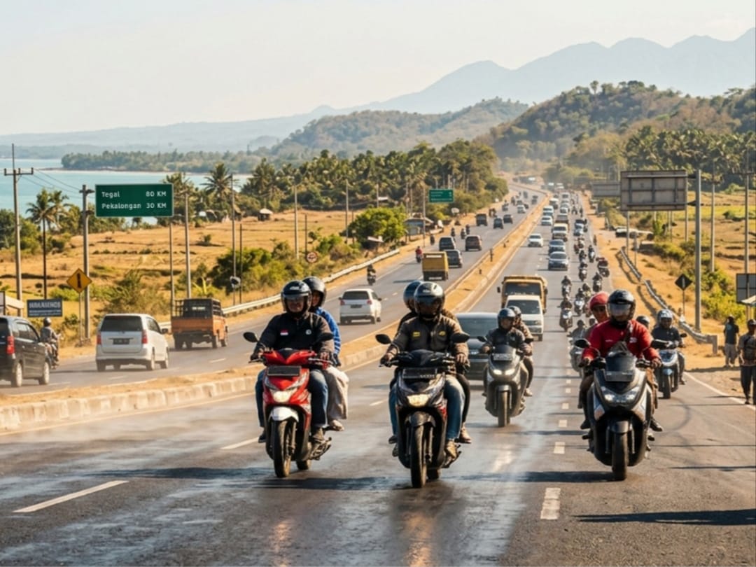 Cuaca Panas Ekstrem Bikin Motoran Berbahaya, Risiko Overheat Dan Micro Sleep Mengintai