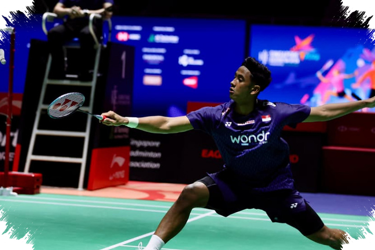 Tak Mampu Lepas Dari Tekanan Lanier, Alwi Tumbang Dua Gim Di Semifinal Singapore Open