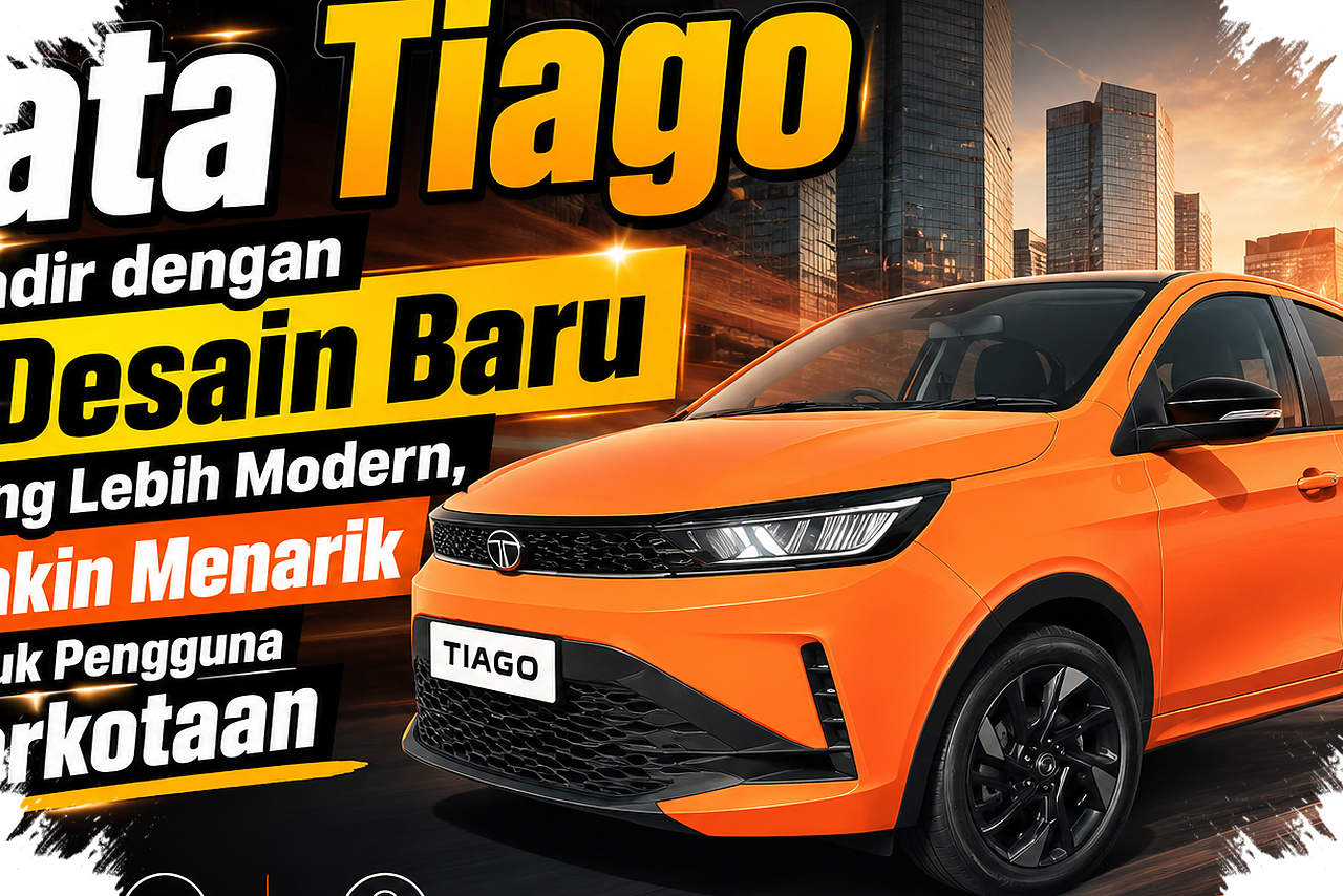 Tata Tiago Makin Modern, City Car Ringkas Ini Tetap Hemat Dan Praktis Untuk Harian Kota