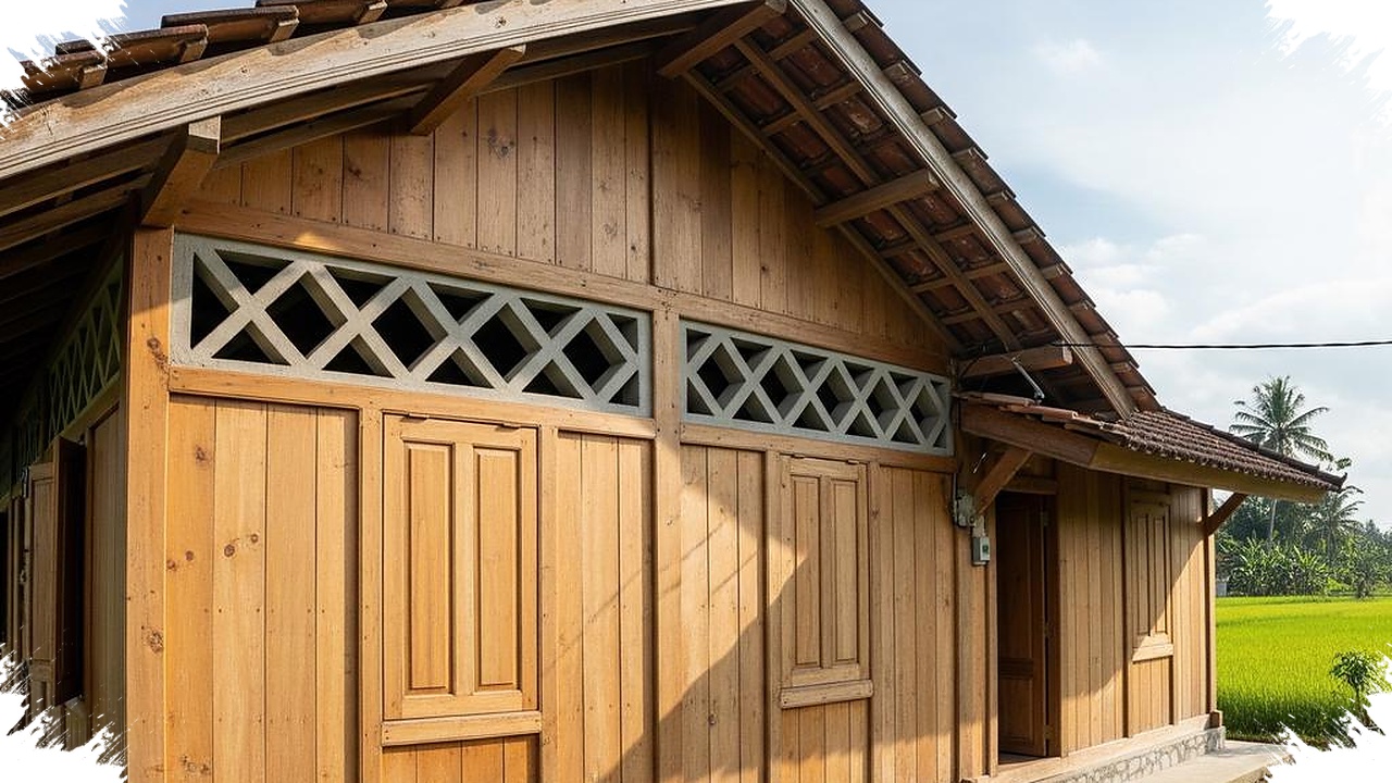 10 Rumah Desa Dengan Roster Yang Terasa Lebih Adem, Tanpa AC Tetap Nyaman Sepanjang Hari