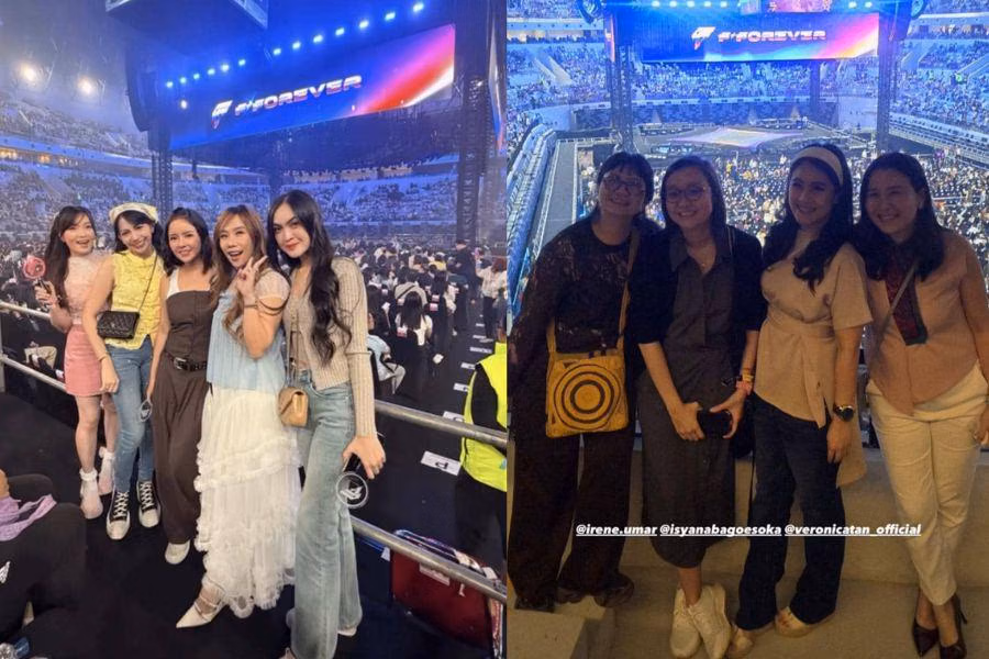 Gaya Artis Nonton Konser F4, Dari Playful Sampai Effortless Chic Yang Nyaman Dipakai